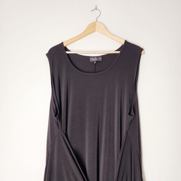 Lane Bryant Balck Sleeveless Wrap Dress Size 26/28 - Picture 4 of 8